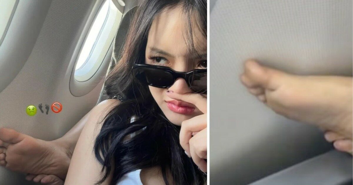 “Il passeggero dietro di me ha messo i suoi piedi sporchi sul mio bracciolo, la puzza era insopportabile. Mi veniva da vomitare”