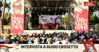 Copertina di Crosetto alla Festa del Fatto Quotidiano: “Mio conflitto d’interessi? Si crea quando dal pubblico passi al privato, non viceversa”