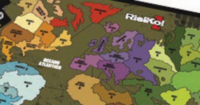 Copertina di Risiko, nella nuova mappa è scomparsa la Sardegna