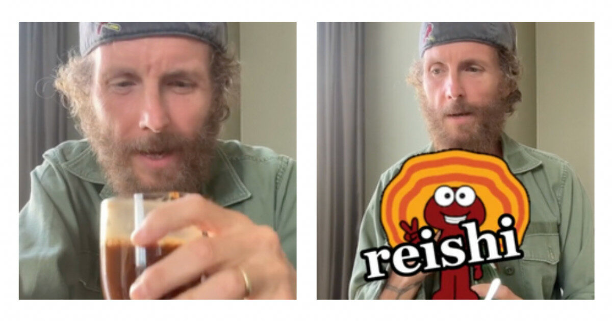 Jovanotti beve acqua con reishi in polvere: “È un fungo con proprietà miracolose”. I commenti: “Anche ad Amsterdam li vendono così…”