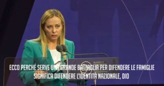 Copertina di Meloni al summit sulla natalità di Orbán si intesta la battaglia per “difendere la famiglia e Dio”