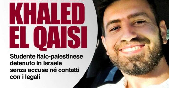 Khaled El Qaisi è senza difesa, inaccettabile! L’Italia non può ignorare un nostro concittadino