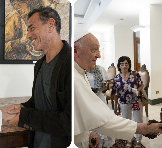 Il Papa riceve Matteo Garrone e alcuni migranti del film “Io capitano”. Le foto dell’incontro