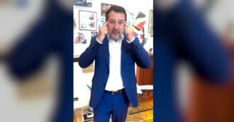 Copertina di Pontida, il videomessaggio di Matteo Salvini in francese realizzato grazie all’intelligenza artificiale