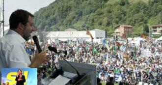 Copertina di Migranti, Salvini dal palco di Pontida: “Contro l’invasione useremo qualunque mezzo permesso dalla democrazia”