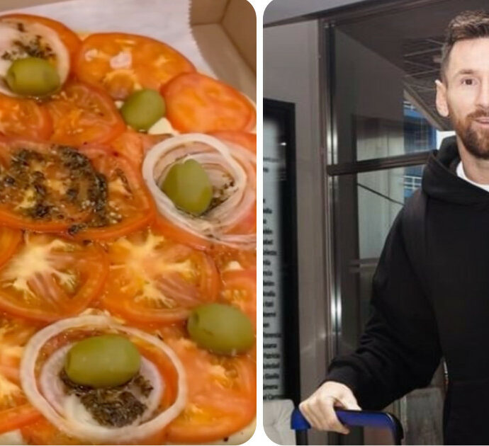 La “vera pizza” di Messi scatena l’indignazione dei social: “Dovrebbero arrestarlo”