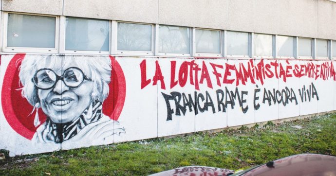 Copertina di Milano ricorda Franca Rame con “Lo stupro” al Monumentale