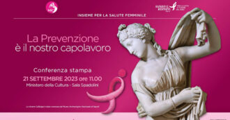 Copertina di Tumore al seno, “La prevenzione è il nostro capolavoro”: rivedi la diretta della conferenza stampa