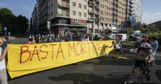 Copertina di “Basta morti in strada”, a Milano la protesta cittadina per chiedere più sicurezza a piedi e in bici