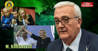 Copertina di Borghezio senza freni: “Salvini e Meloni promettevano sfracelli e invece non stanno facendo un ca**o. Le Pen? Una pu**ana politica”