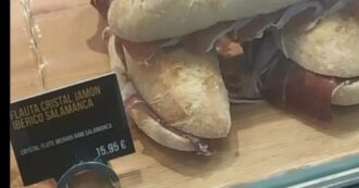 Copertina di 15.95 euro per un panino al prosciutto in aeroporto: “Non so se chiedere un prestito”