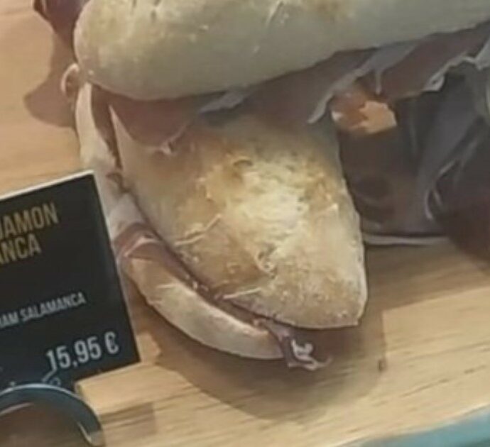 15.95 euro per un panino al prosciutto in aeroporto: “Non so se chiedere un prestito”