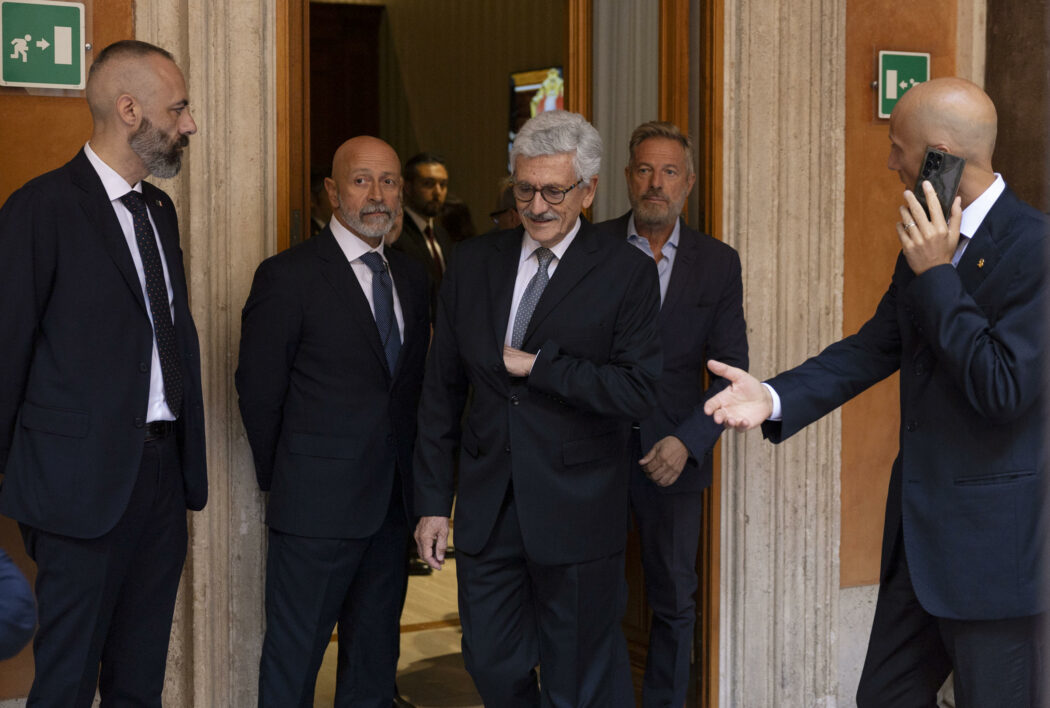 Massimo DAlema alla camera ardente per Giorgio Napolitano, Roma, 25 settembre 2023.
ANSA/MASSIMO PERCOSSI