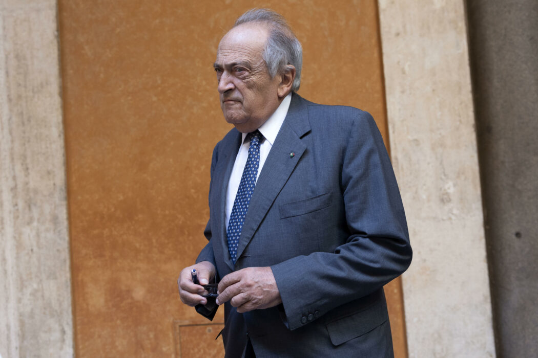 Luigi Abete alla camera ardente per Giorgio Napolitano, Roma, 25 settembre 2023.
ANSA/MASSIMO PERCOSSI