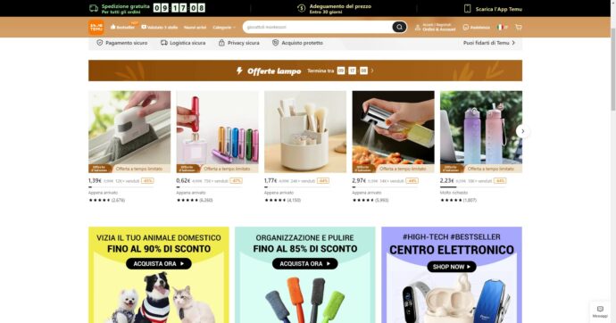 Cina, quanto ti Temu! Tutti contro la app per gli acquisti online