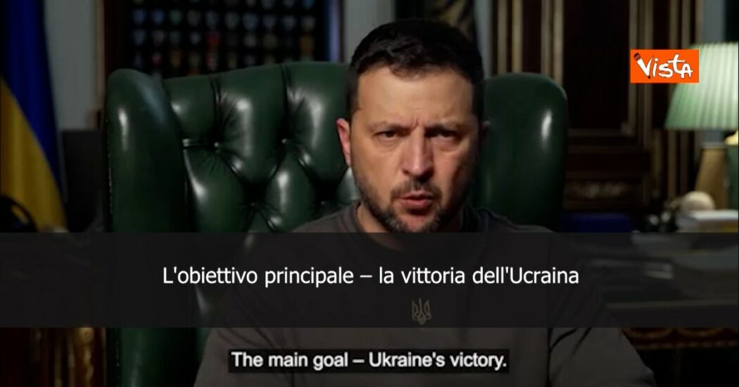 Ucraina, Zelensky: “Qualunque cosa accada nel mondo, noi determineremo il raggiungimento dell’obiettivo che è la vittoria”