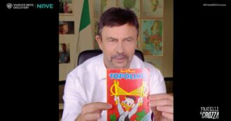Copertina di Crozza-Salvini sui migranti: “Non è che Garrone ha pagato gli scafisti per lanciare il suo film? Come l’invasione coincide con il Leone d’argento?”