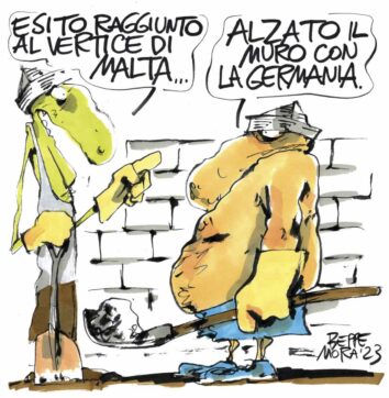 Copertina di La vignetta di Mora