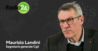 Copertina di Maurizio Landini a Radio24: “Se questa legge di bilancio sbagliata non cambia siamo pronti allo sciopero, valutiamo nei prossimi giorni”