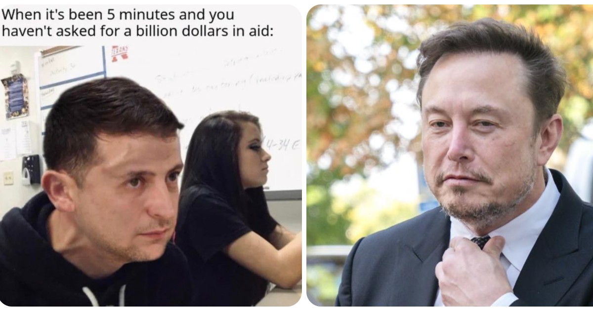 Musk prende in giro Zelensky su X: “È da 5 minuti che non chiedi aiuti”. Valanga di critiche dagli utenti