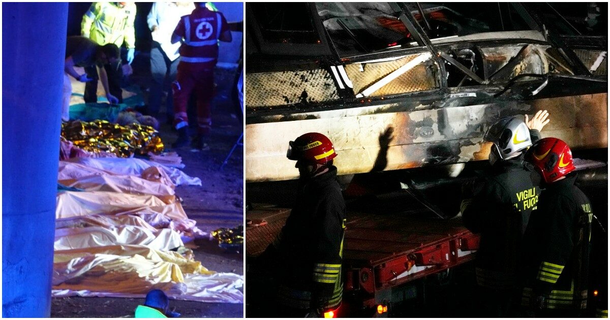 Incidente Mestre, il bus volato dal cavalcavia: i soccorsi e l’ipotesi sulle cause. “Forse un malore dell’autista. Mai vista un’emergenza così”