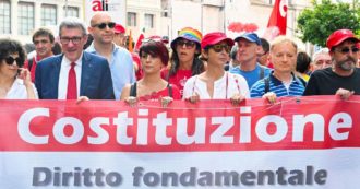 Copertina di Landini e la “cosa nuova”: Cgil in piazza per la Carta