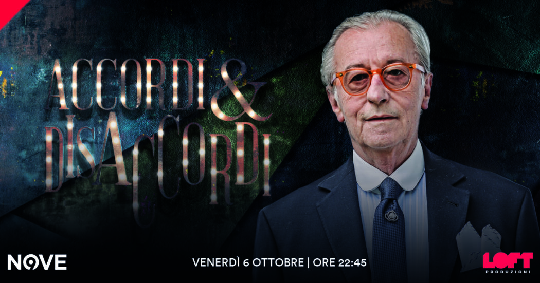 Vittorio Feltri ospite di Luca Sommi ad Accordi&Disaccordi il 6 ottobre sul Nove alle 22.45. Con Travaglio e Scanzi