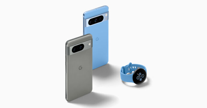 Google rinnova la sua gamma di device smart: in arrivo i nuovi Pixel8 e Pixel 8 Pro ed il Pixel Watch 2