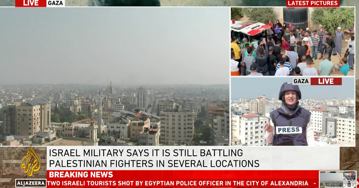 Un giorno davanti ad Al Jazeera: così il racconto filo-palestinese diventa lo specchio (a parti invertite) di un mondo polarizzato