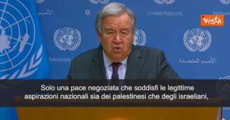 Copertina di Guterres (Onu): “Solo una soluzione a due Stati tra Israele e Palestina può portare a una stabilità a lungo termine”