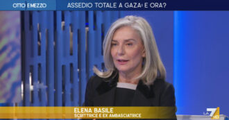 Copertina di Israele, l’ex ambasciatrice Basile: “La mediazione è possibile se si riconoscono le cause di un conflitto. Ma l’Europa è inesistente”. Su La7