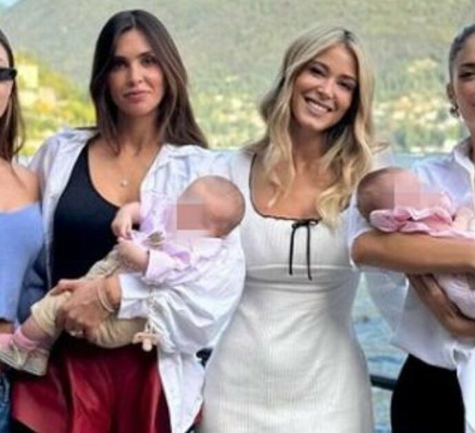 Diletta Leotta ed Elodie amiche inseparabili: la foto con la cantante che tiene in braccio la piccola Aria