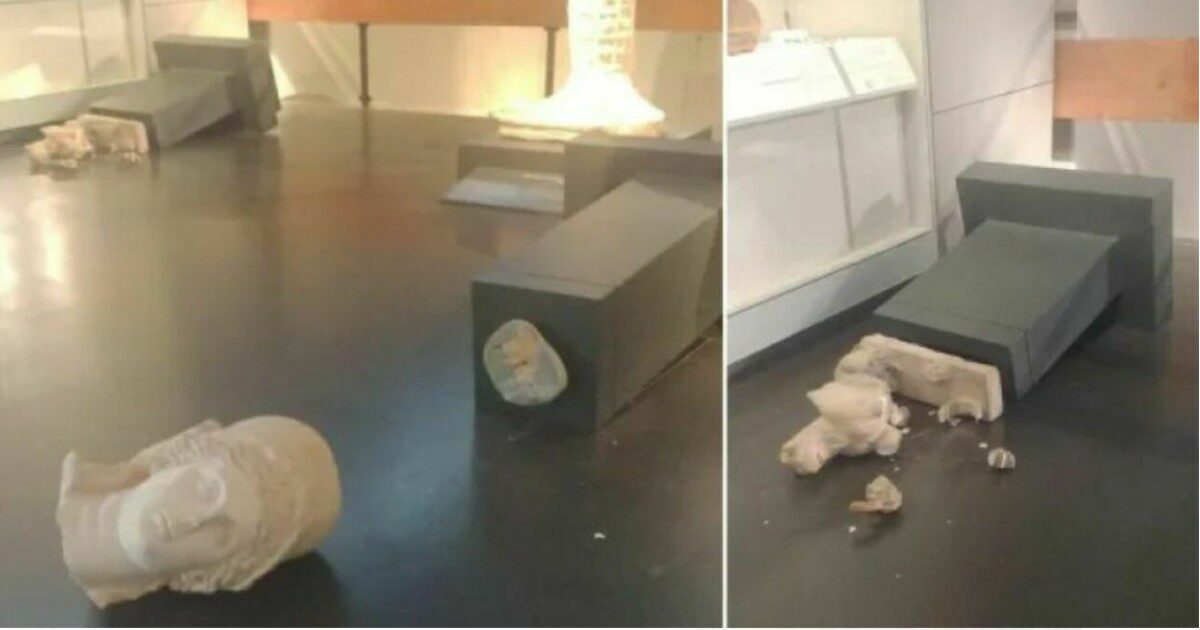 Turista distrugge due statue romane in un museo israeliano, arrestato: “Ha agito colpito dalla ‘Sindrome di Gerusalemme'”