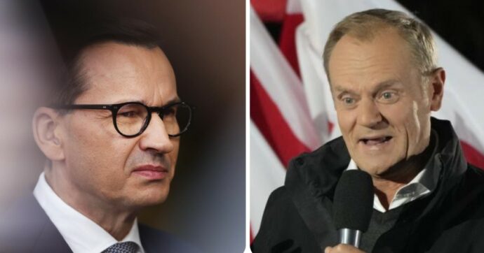 Elezioni in Polonia, sfida Morawiecki-Tusk: in gioco due visioni opposte su migranti e armi all’Ucraina