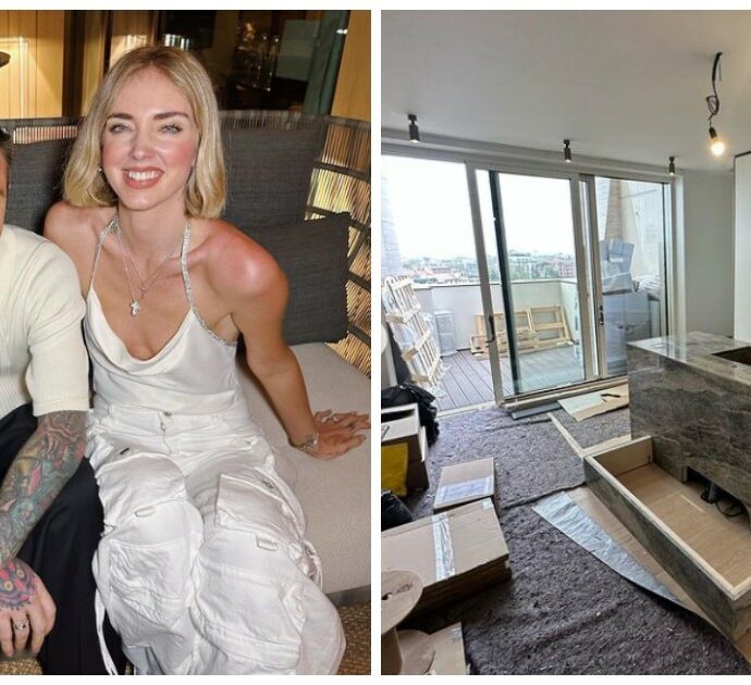 Fedez e Chiara Ferragni insieme ai figli nella casa nuova: “E’ quasi pronta” – FOTO