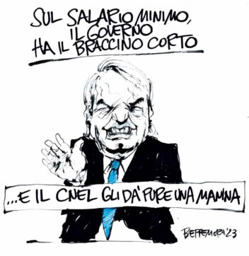 Copertina di La vignetta di Beppe Mora