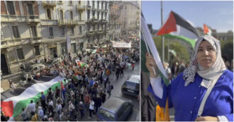 Copertina di “Stop al genocidio a Gaza”, a Milano un fiume di persone in sostegno del popolo palestinese: “Vogliamo la libertà dopo 75 anni di sangue”