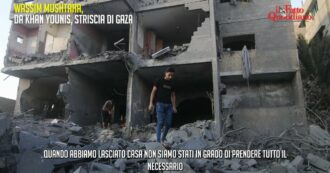 Copertina di “Costretti a lasciare la nostra casa con poche cose, qui a sud non si trova neanche il pane”: la testimonianza del manager di Oxfam a Gaza