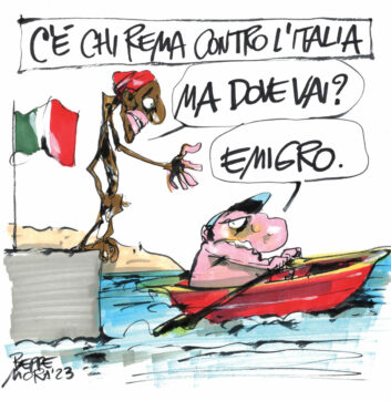 Copertina di La vignetta di Mora