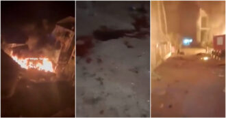Copertina di Il video dell’ospedale battista al-Ahli di Gaza bombardato: le fiamme e la struttura distrutta