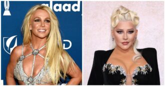 Copertina di Christina Aguilera si imbarazza a parlare dell’ex amica Britney Spears: “Spero che le cose le vadano bene”