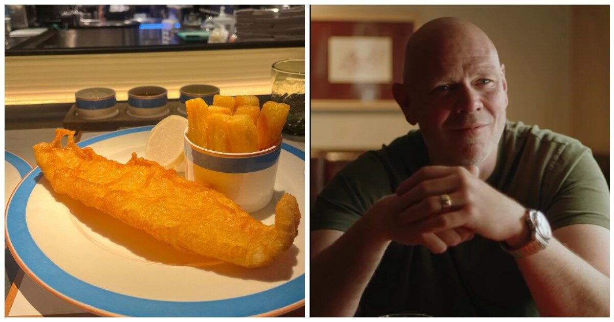 42 euro per un piatto di fish and chips: scoppia la polemica. Ma lo chef Tom Kerridge replica: “Le patatine sono tagliate a mano