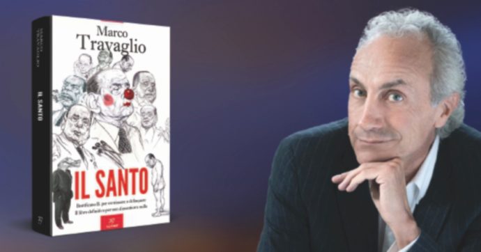 Copertina di “I pirati della Bellezza” a Viterbo Travaglio presenta “Il Santo”