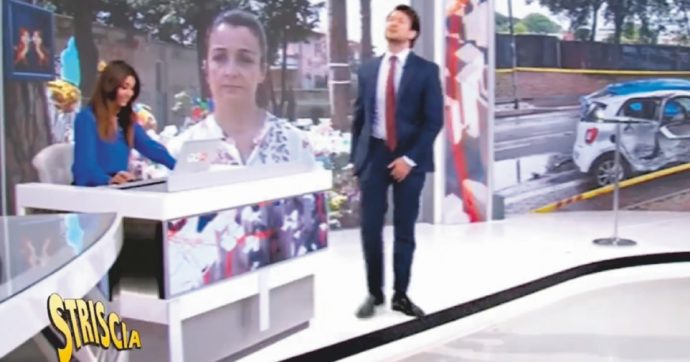 “Striscia” vs Giambruno, 2° round: Meloni finisce tra Ricci e Pier Silvio