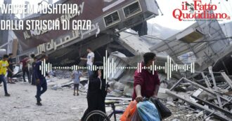 Copertina di “La situazione peggiora sempre di più, c’è chi dorme sull’asfalto e non ha niente”: il racconto tra gli sfollati di Gaza del manager Oxfam