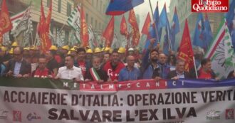 Copertina di Ex Ilva, sciopero e manifestazione a Roma. I sindacati: “Mittal non credibile, lo Stato scelga da che parte stare. Ora mobilitazione permanente”