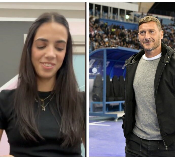 Francesco Totti in visita dalla tiktoker New Martina: “Non rompermi il telefono, sennò lo devo ricomprare”