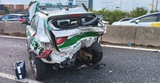 Copertina di Maxi-tamponamento a Milano, coinvolte auto della Polizia locale: 6 feriti, quattro sono agenti