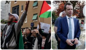 Copertina di Cori al corteo pro-Palestina a Milano: “Uccidere i sionisti”. La denuncia del console di Israele Carrai: “Apologia di terrorismo”