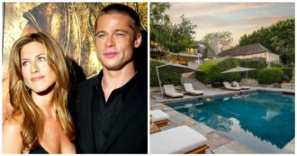 Copertina di Brad Pitt regala all’ex Jennifer Aniston una villa da 79 milioni